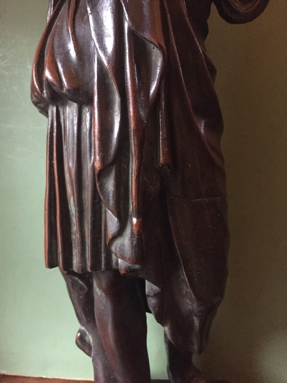 Interesting and decorative classical C19th bronzed ‘electrotype’ copper-clad study ,after the antique , of Diane de Gabies. View X