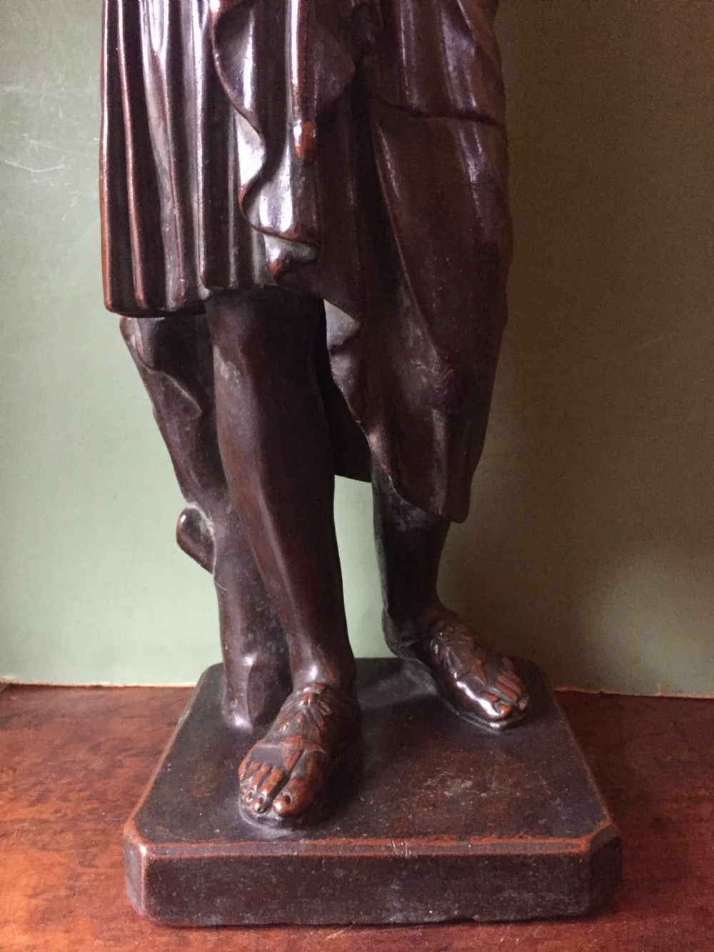 Interesting and decorative classical C19th bronzed ‘electrotype’ copper-clad study ,after the antique , of Diane de Gabies. View XI