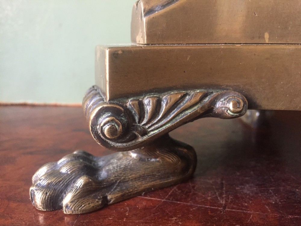 Early C19th George IV period bronze 'cluster-column' form lamp of classical inspiration. View XV