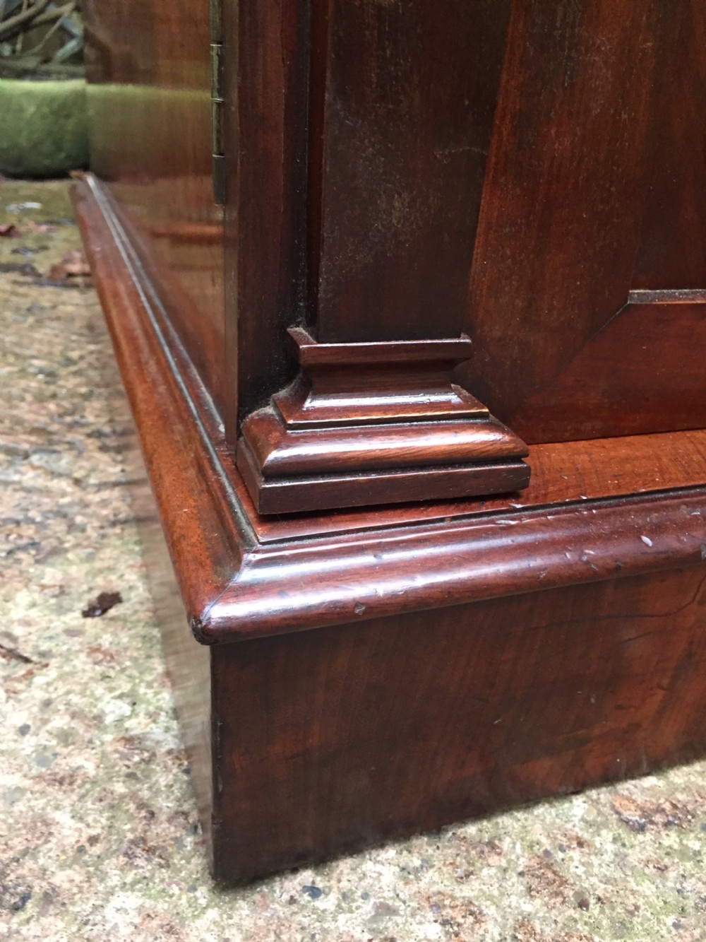 Pair of early C19th George IV period mahogany pedestal cupboards . View XII