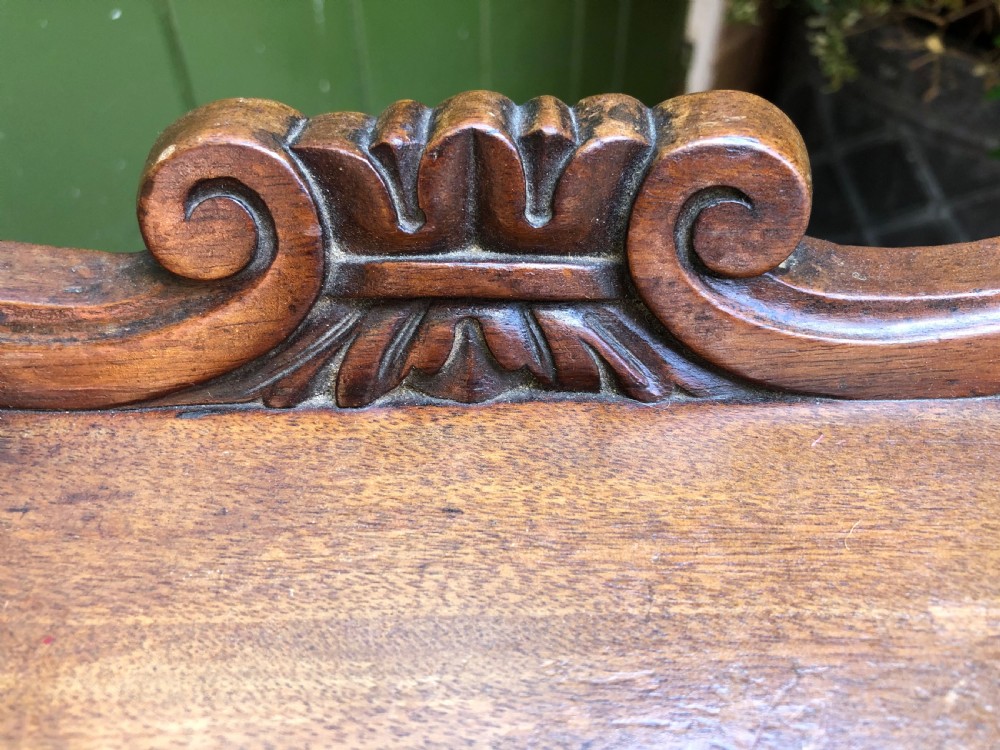 Early C19th George IV period mahogany writing or drawing table of Gillows design  View XI