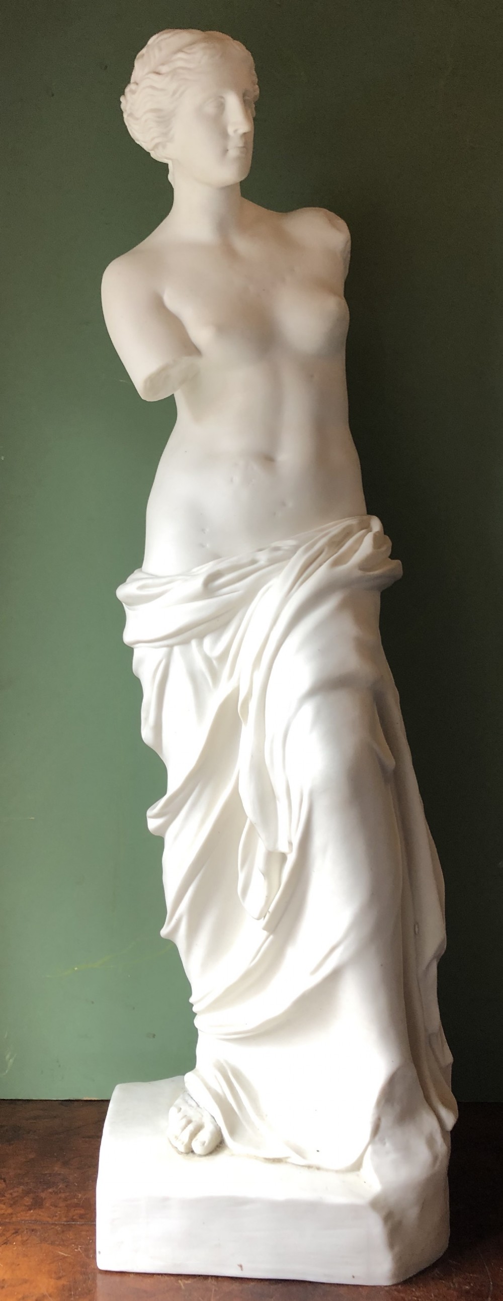 Large scale C19th parian-ware porcelain copy of  “The Venus de Milo “ 