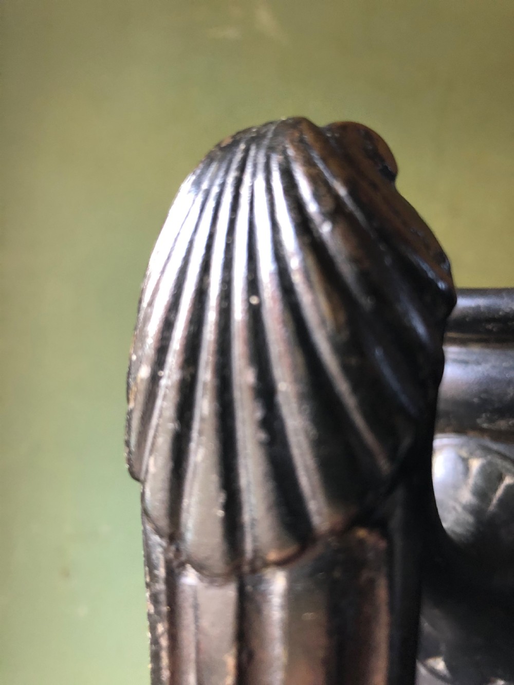 Rare mid C19th patinated bronzed copper vase of neo-classical design. View VIII