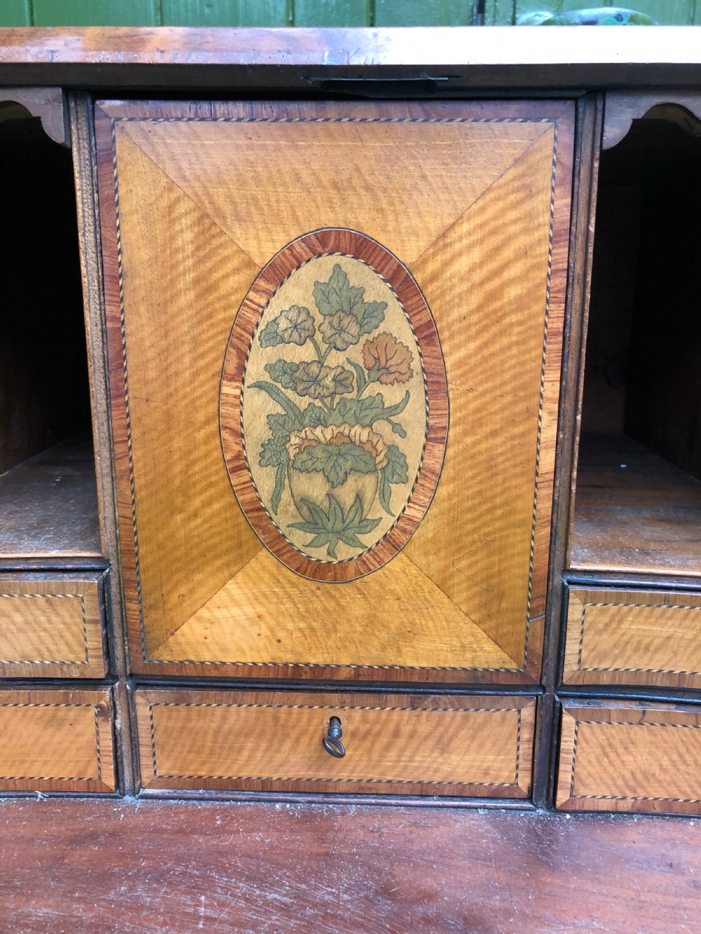 Late C18th mahogany Sheraton period  ‘estate’ bureau of impressive scale and proportions. View IV