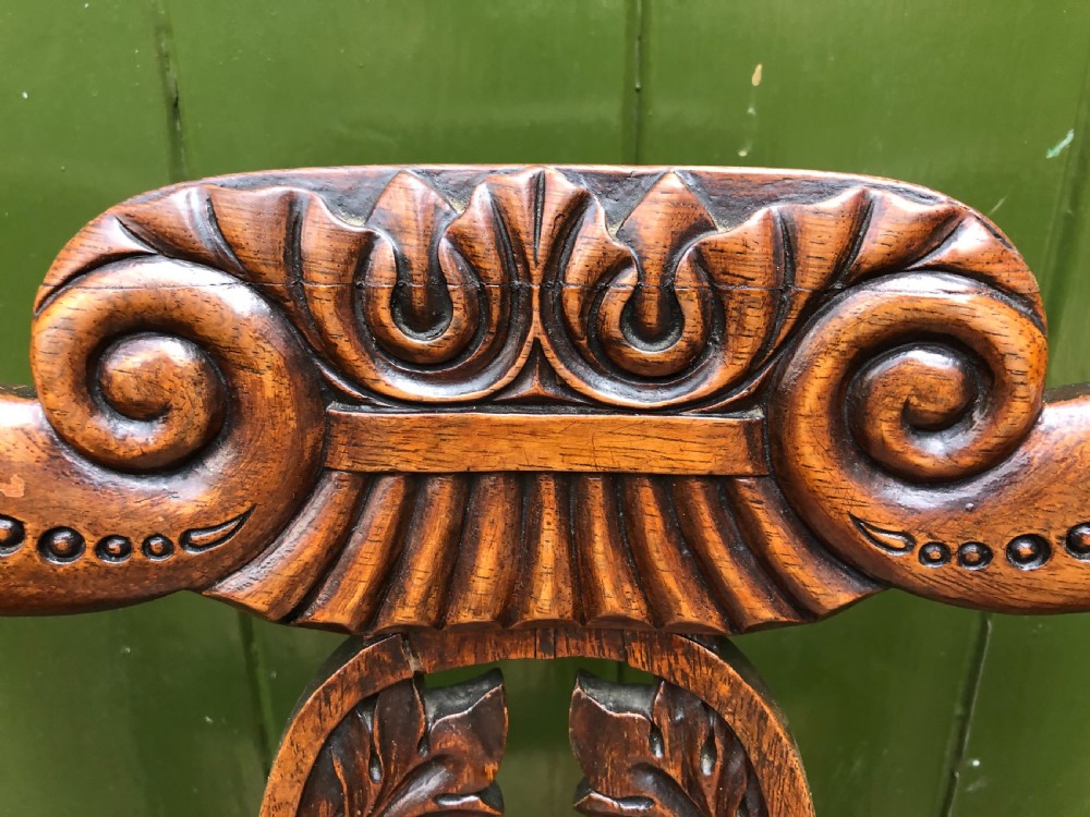 Set of 6 early C19th George IV period carved rosewood dining chairs in the manner of Gillows of Lancaster. View VIII