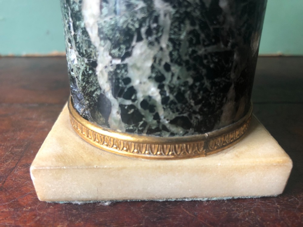 Pair of early C19th Regency period gilt bronze bust studies of Sir Walter Scott and Robert Burns on marble bases .  View VI