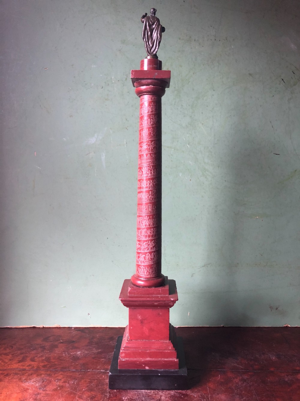 Fine quality group of 3 early C19th Italian marble  ‘Grand Tour’ souvenir architectural reduction models from ancient Rome .  View IX