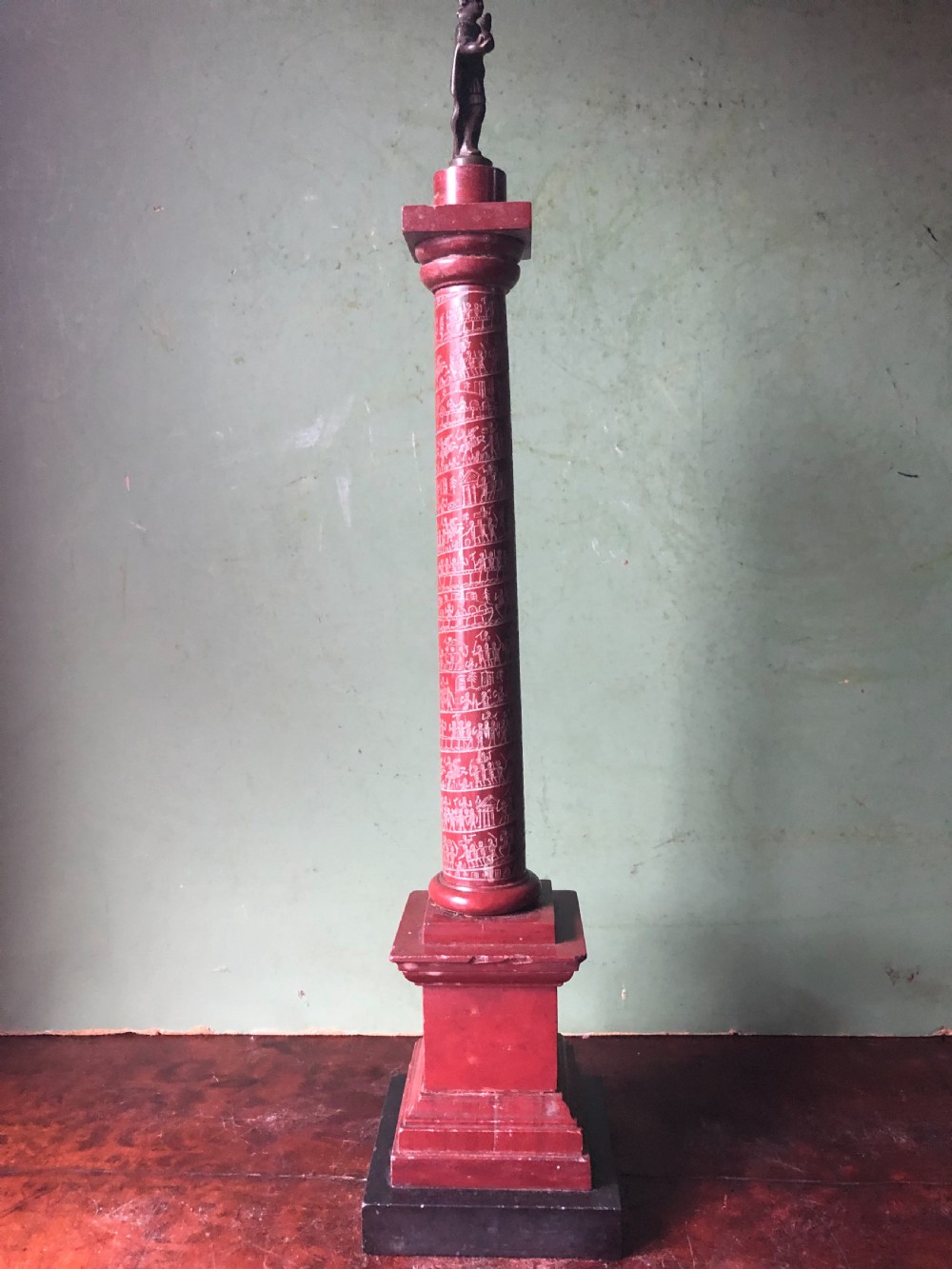 Fine quality group of 3 early C19th Italian marble  ‘Grand Tour’ souvenir architectural reduction models from ancient Rome .  View X
