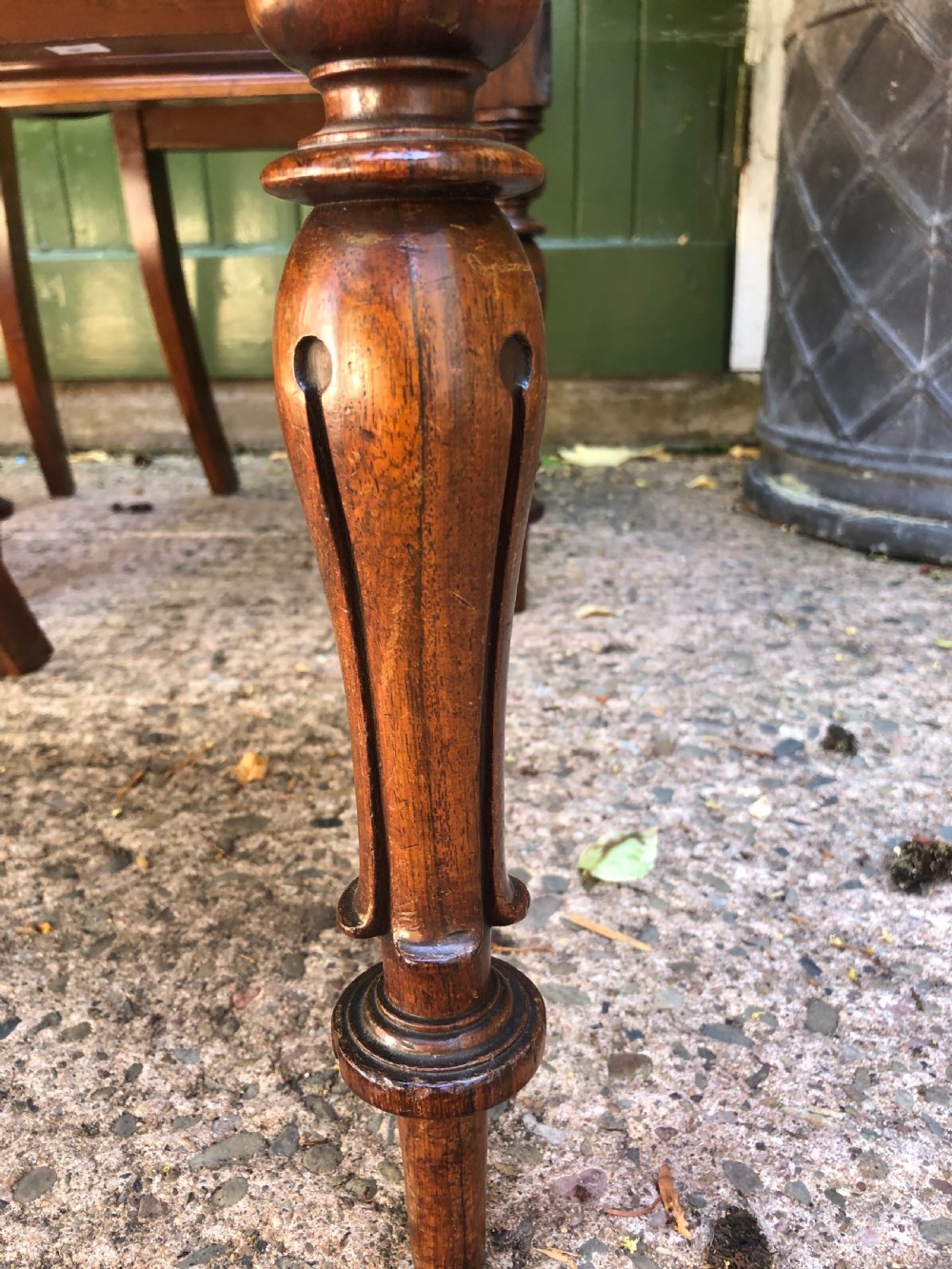 Set of 6 early C19th William IV period carved rosewood dining chairs. View VI