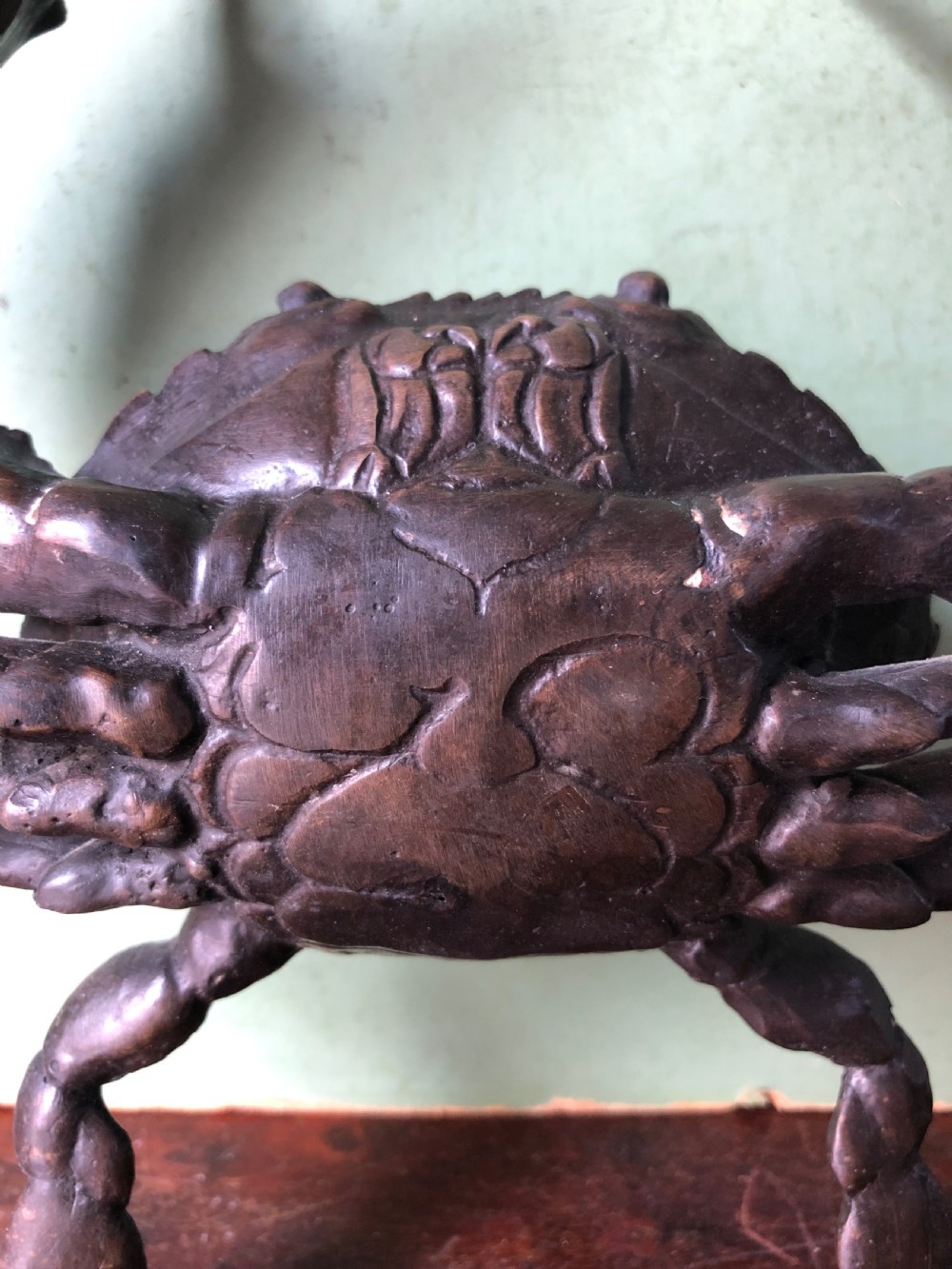 Late C19th  Japanese Meiji period bronze study of a crab . View XIV