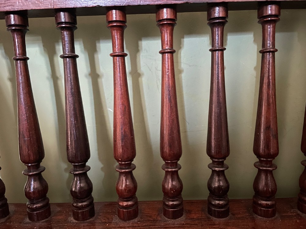 Early C19th George IV period rosewood desk-top book-rack or carrier. View VII