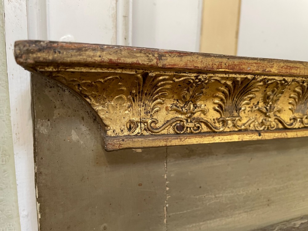 Early C19th French Empire style ‘trumeau’  mirror . View VI