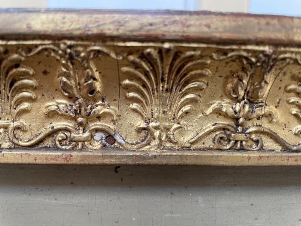 Early C19th French Empire style ‘trumeau’  mirror . View XI