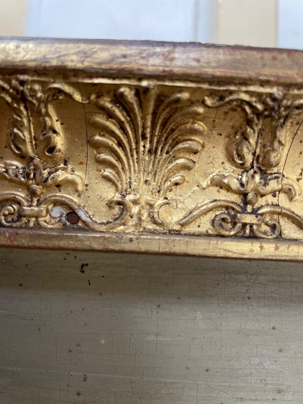 Early C19th French Empire style ‘trumeau’  mirror . View XII
