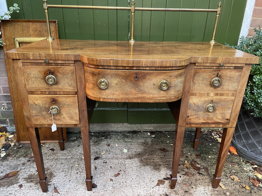 C18th George III Sheraton period mahogany sideboard View XIII