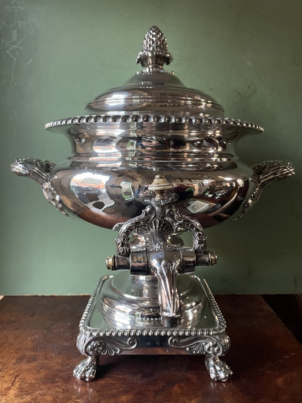 C19th Regency period “Old Sheffield Plate” samovar or hot-water urn by Matthew Boulton .