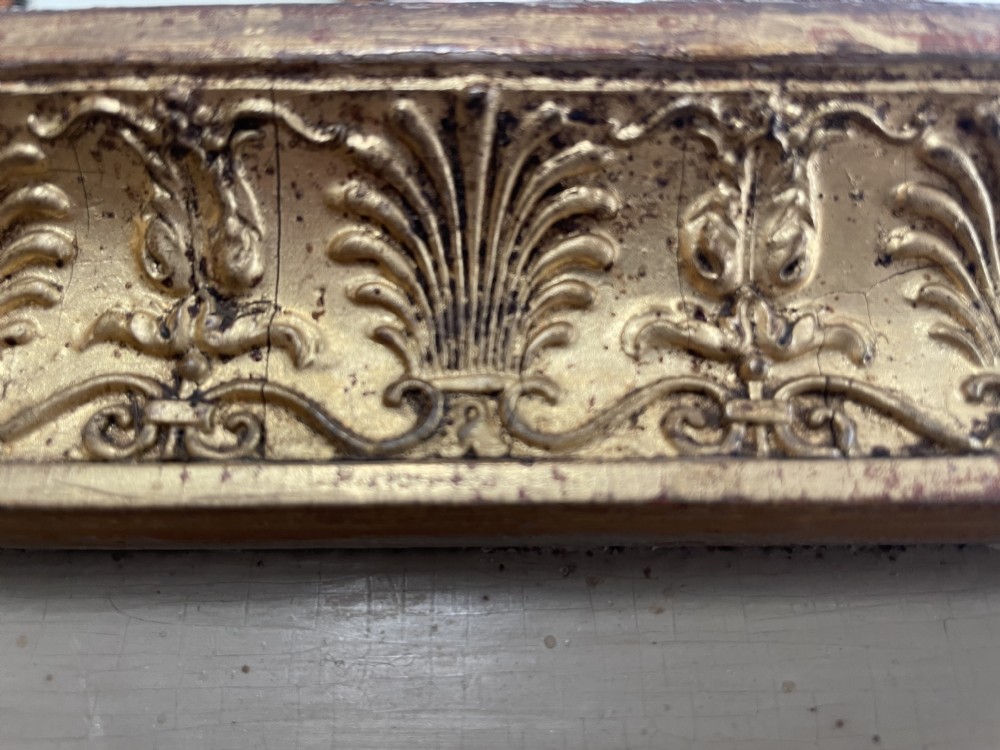 Early C19th French Empire style ‘trumeau’  mirror . View XX