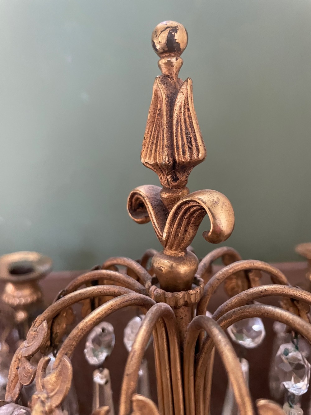 Late C19th French bronze and ormolu garniture of candelabras of Empire design . View XX
