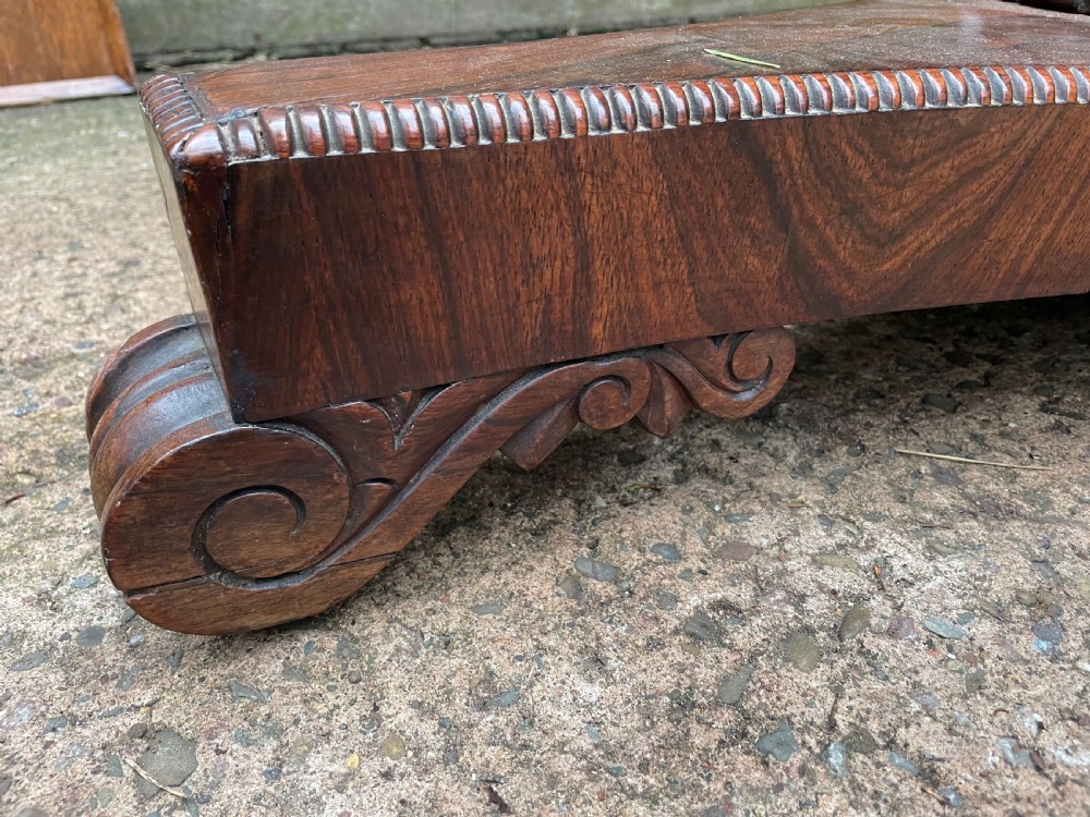 Large early C19th George IV period 60” diameter rosewood dining or centre table .  View XX
