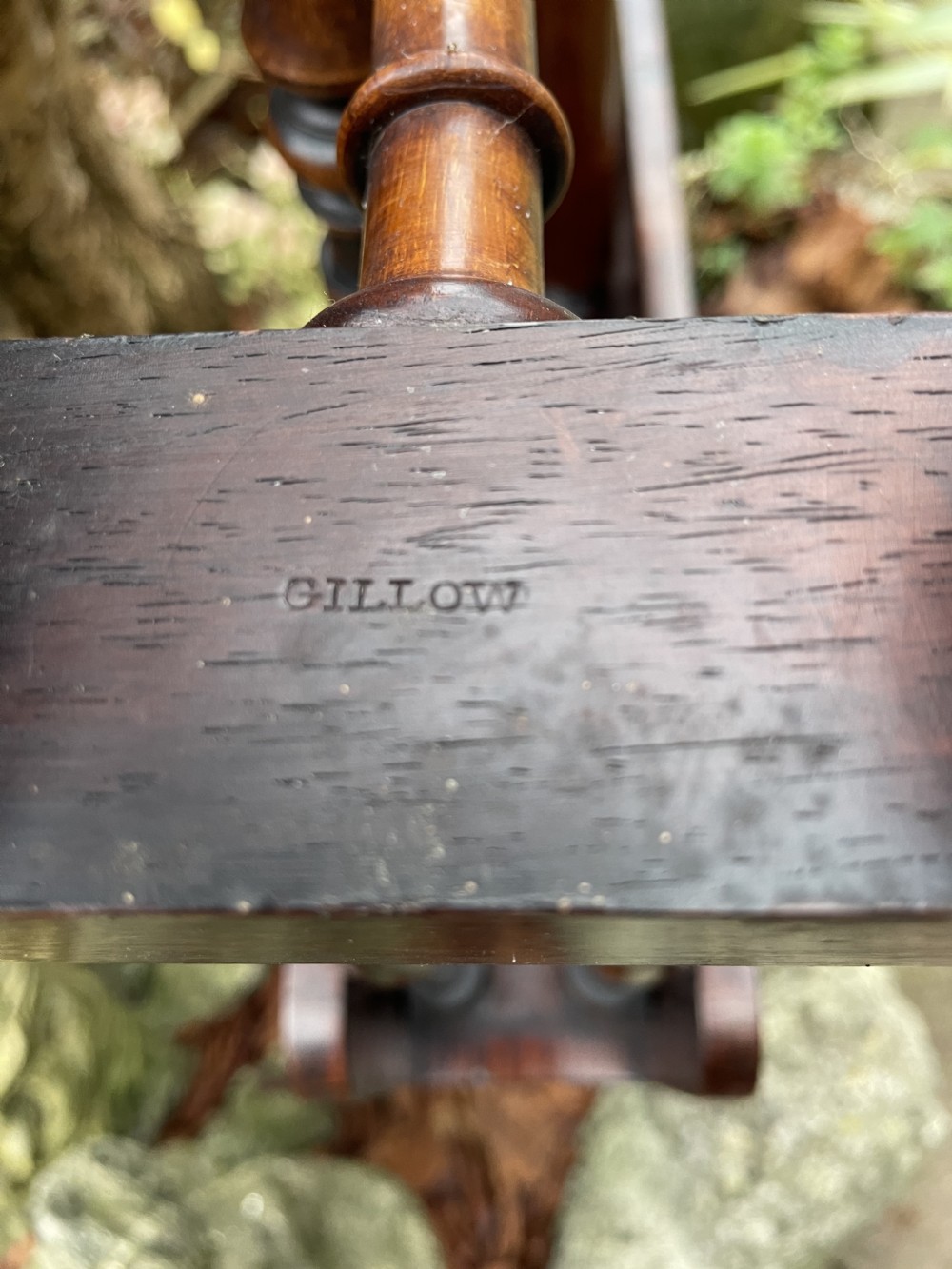 Early C19th George IV period miniature rosewood rectangular drop-leaf ‘Sutherland’ table by Gillows of Lancaster.  View IV