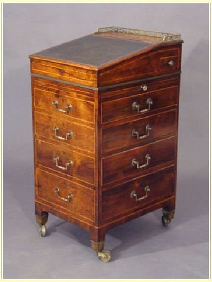 Small Regency Rosewood Davenport