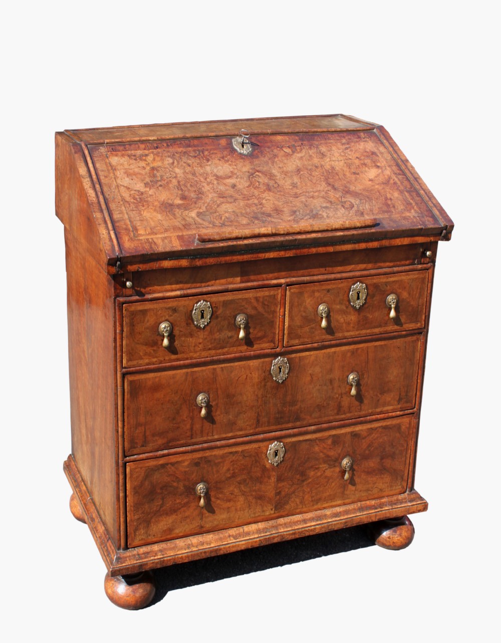 Antique walnut bureau