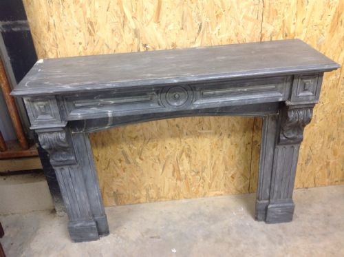 ANTIQUE MARBLE FIREPLACE - ADDITIONAL PHOTO 1