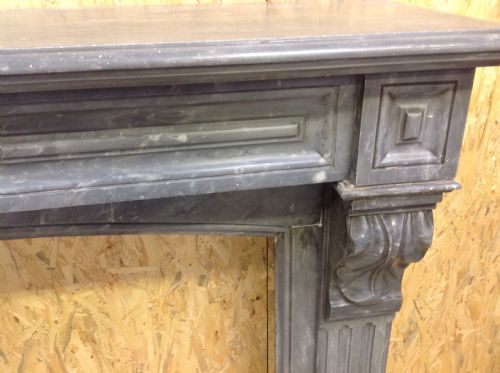 ANTIQUE MARBLE FIREPLACE - ADDITIONAL PHOTO 2