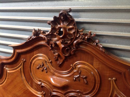 FRENCH WALNUT BED - ADDITIONAL PHOTO 1