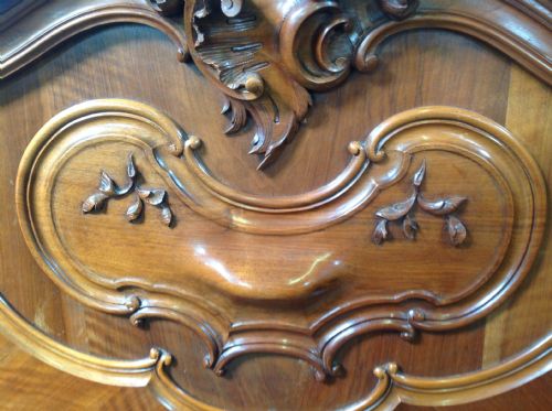 FRENCH WALNUT BED - ADDITIONAL PHOTO 3