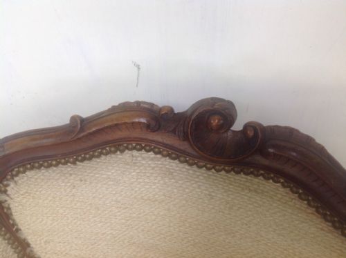 PAIR OF WALNUT ARMCHAIRS - ADDITIONAL PHOTO 2