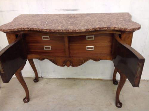 WALNUT SIDE CUPBOARD BUFFETT - ADDITIONAL PHOTO 4