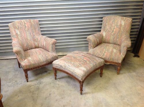 duchess brisee armchair set - CATEGORY: ANTIQUE CHAIRS - DATED 1900