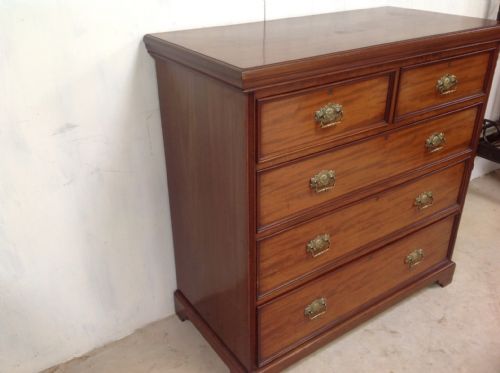 EDWARDIAN CHEST OF DRAWERS - ADDITIONAL PHOTO 2