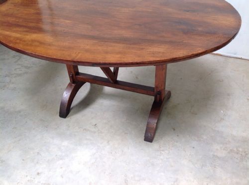 FRENCH WINE TABLE IN WALNUT - ADDITIONAL PHOTO 1