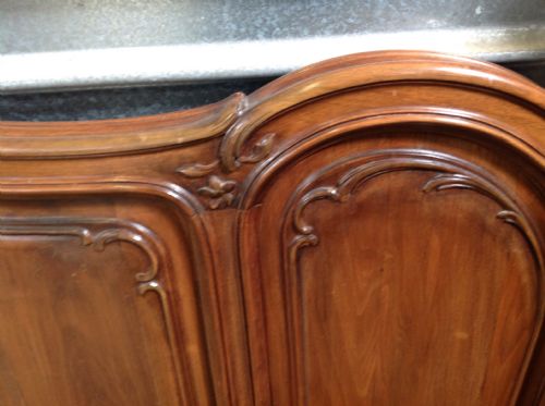 SUPER KING SIZE WALNUT FRENCH BED - ADDITIONAL PHOTO 2