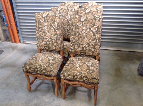 set of 6 french dinning chairs - CATEGORY: ANTIQUE CHAIRS - DATED 1920