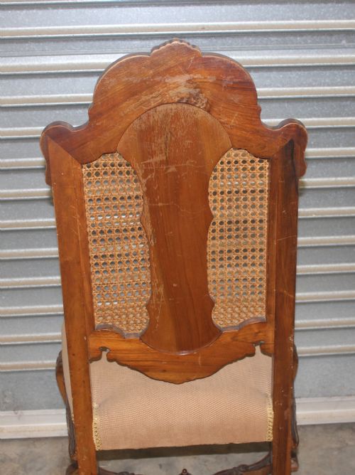 SET OF 8 WALNUT CHAIRS - ADDITIONAL PHOTO 10