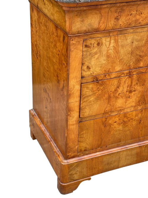 LOUIS PHILIPPE WALNUT COMMODE - ADDITIONAL PHOTO 5