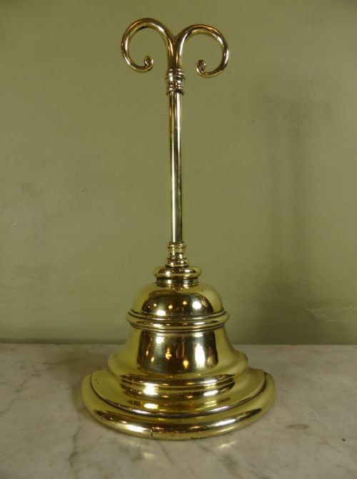 19th C Brass Door Stop
