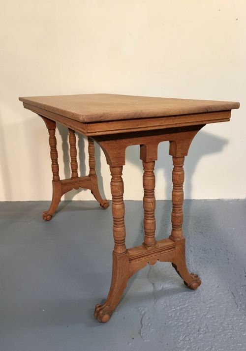 Bleached Oak Console Table