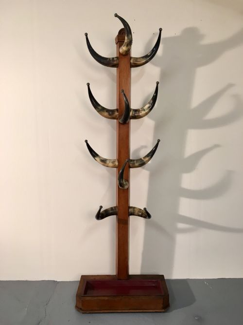 Unusual Cow Horn Hat Stand