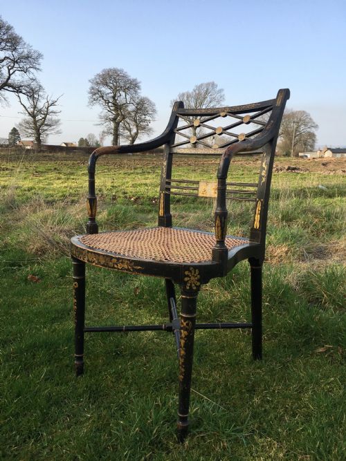 Regency Armchair in Original Paint