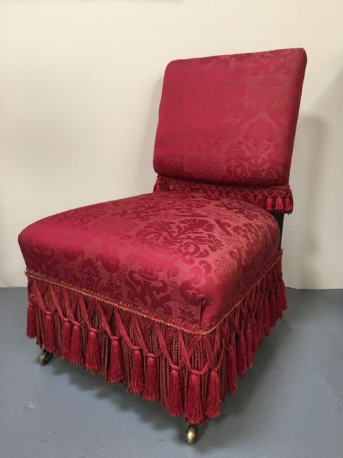 Decorative Ebonized Side Chair