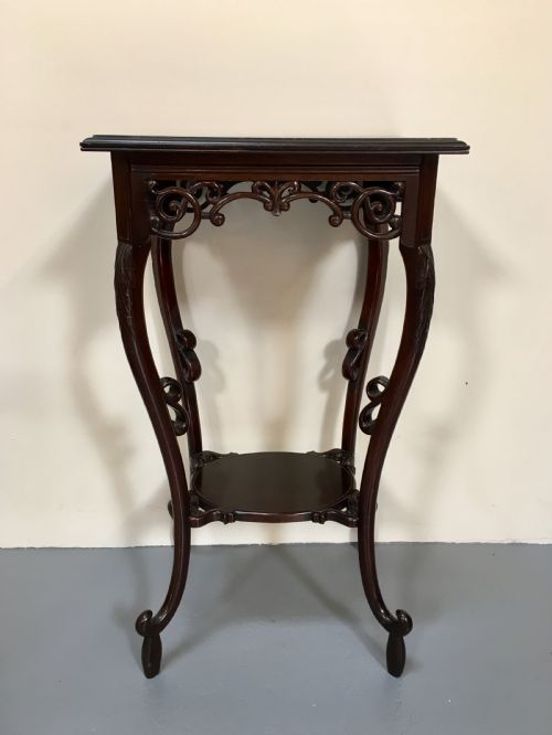 Good Chinese Hardwood Lamp Table