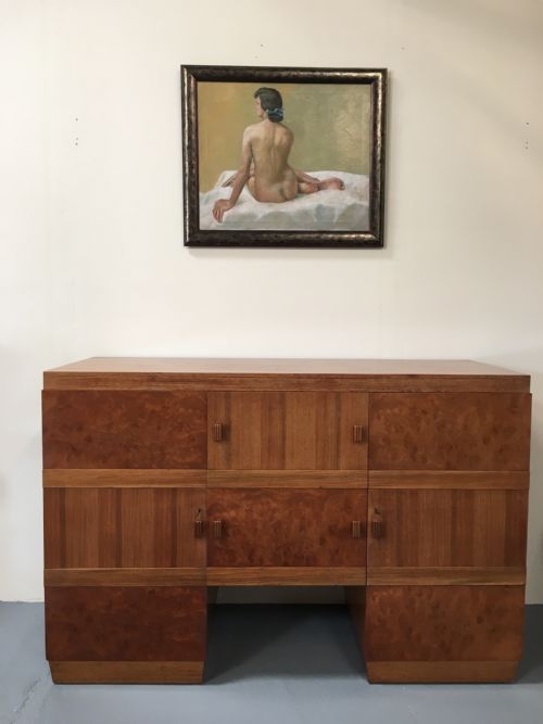 Art Deco Walnut Sideboard