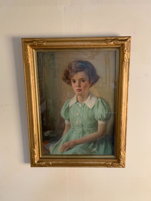 Charming Scottish Oil Portrait