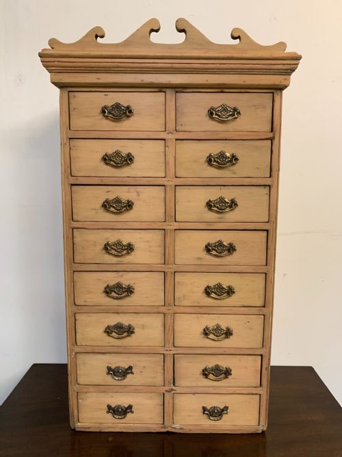 Pine Bank of Seed Drawers