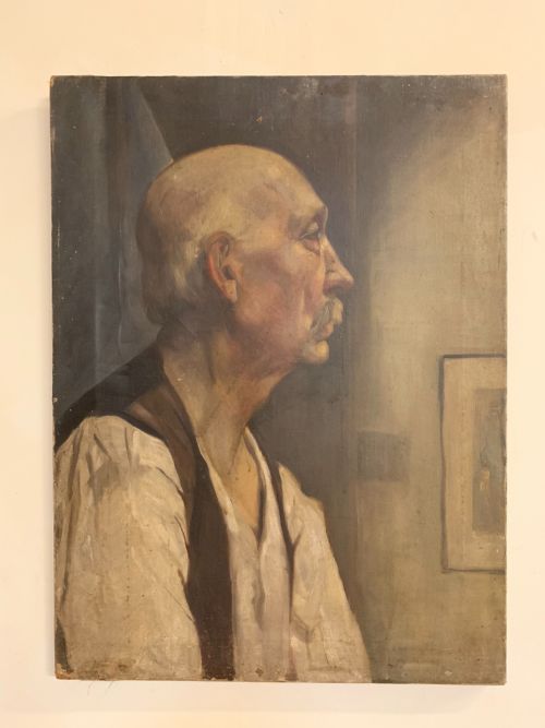 Good Scottish Oil Portrait