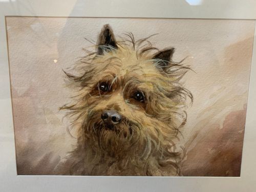 Good Terrier Dog Watercolour